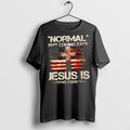 Premium Normal Isnt Coming Back Jesus Is Revelation 14 T Shirts Unisex , , , Long Sleeve Tee