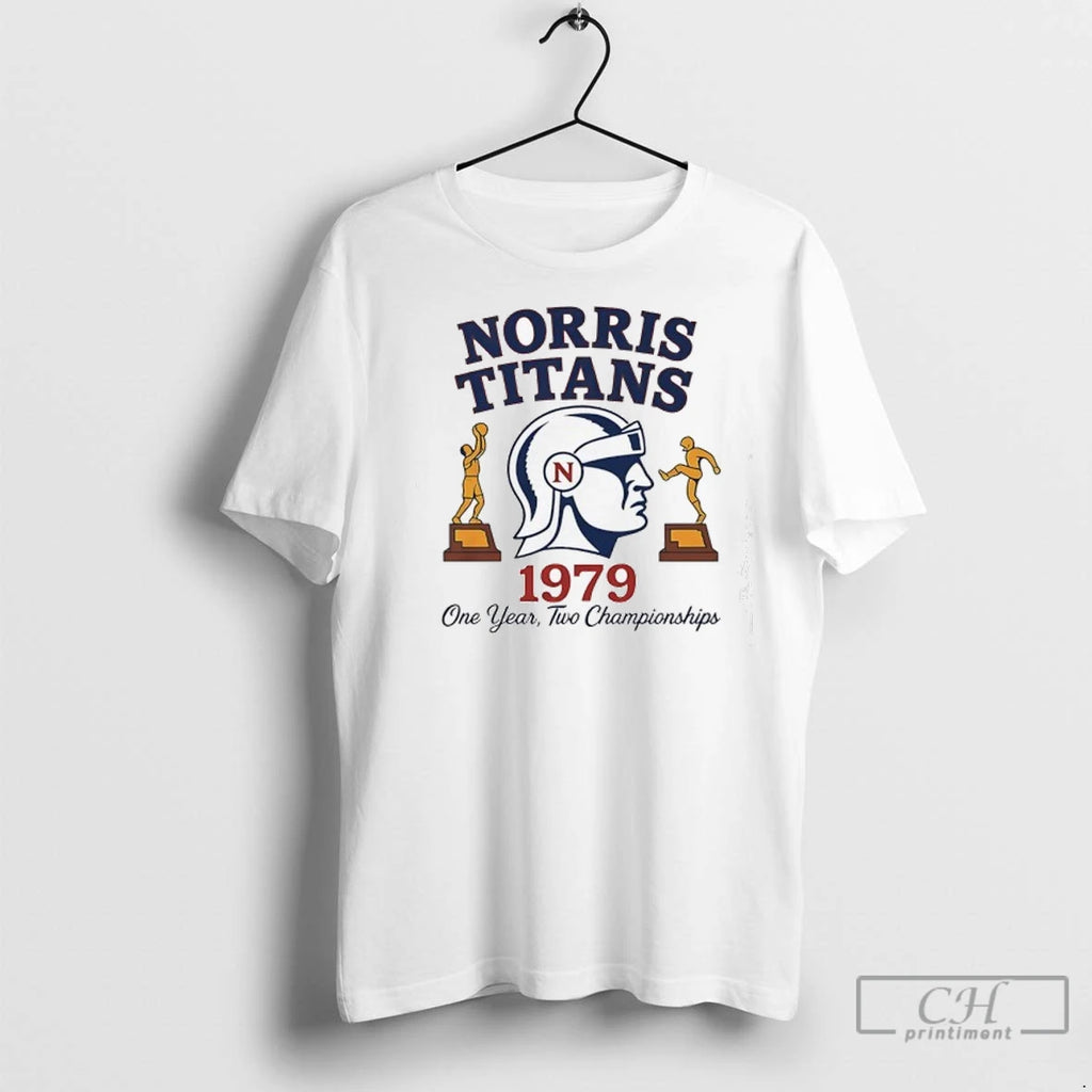 Premium Norris Titans Logo One Year Two Championships 1979