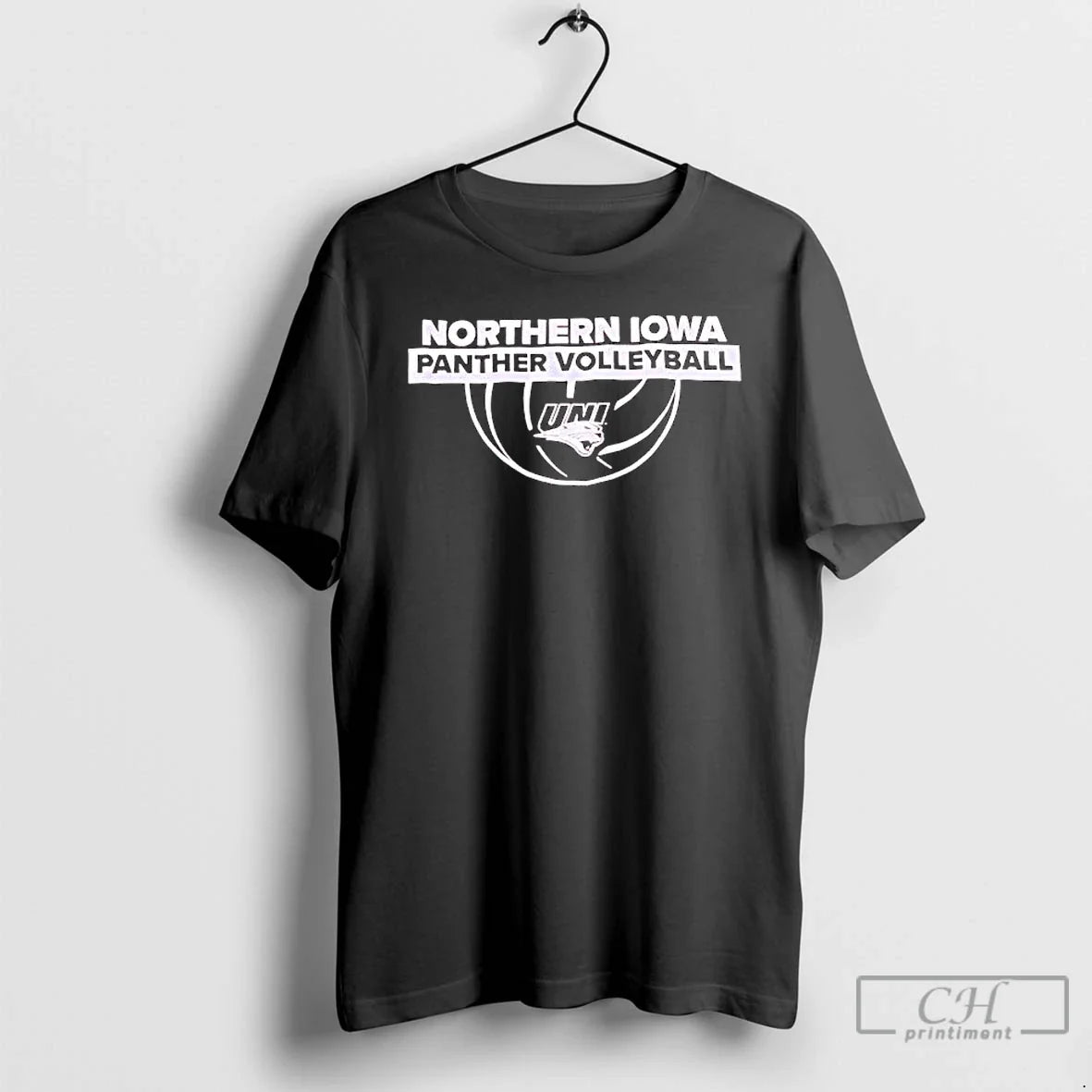 Premium Northern Iowa Panther Volleyball Team Uni Logo T Shirts Unisex , , , Long Sleeve Tee