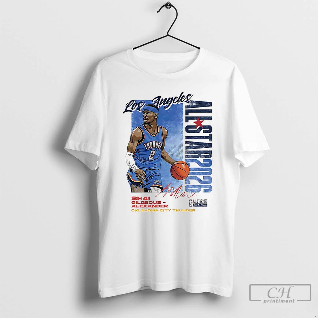 Premium Okc Thunder Shai Gilgeous Alexander 2026 All Star Graphic