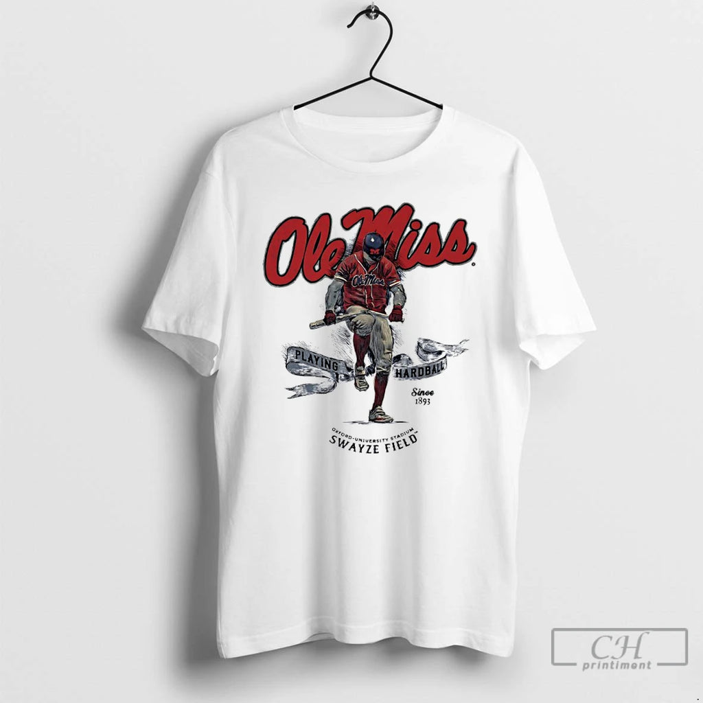 Premium Ole Miss Playing Hardball Hero