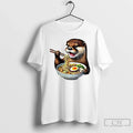 Premium Otter Eat Ramen Funny Meme T Shirts Unisex , , , Long Sleeve Tee