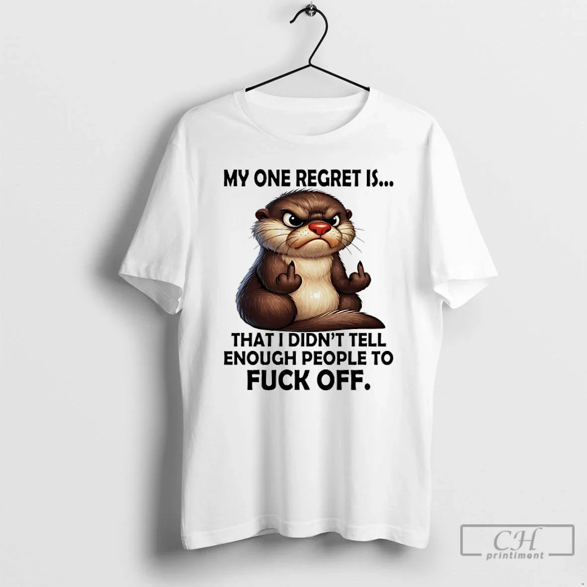Premium Otter My Regret Is That I Didnt Tell Enough People To Fuck Off Unisex , , , Long Sleeve Tee