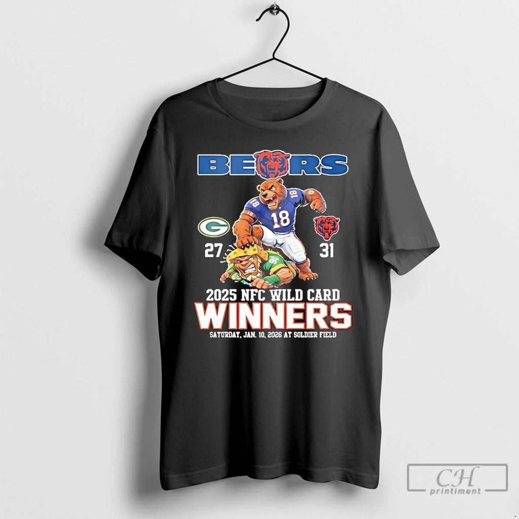 Premium Packers 27 31 Bears 2025 Nfc Wild Card Winners