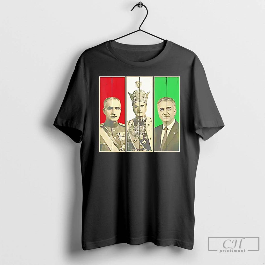 Premium Pahlavi Dynasty Three Generations Reza Shah Mohammad Reza