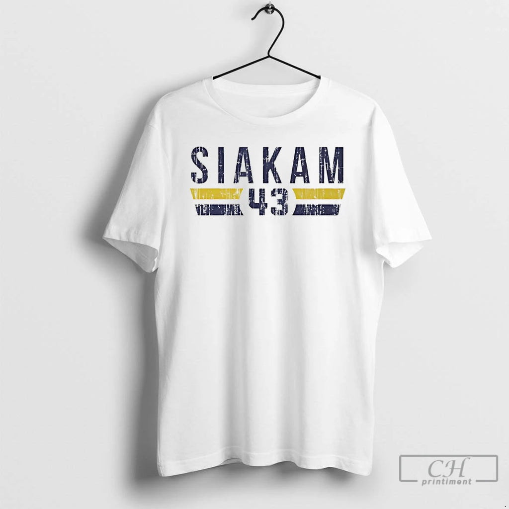 Premium Pascal Siakam 43 Indiana Pacers Basketball Name And Number