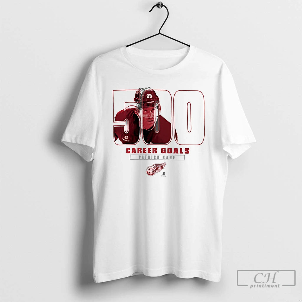 Premium Patrick Kane Detroit Red Wings 500 Career Goals Milestone