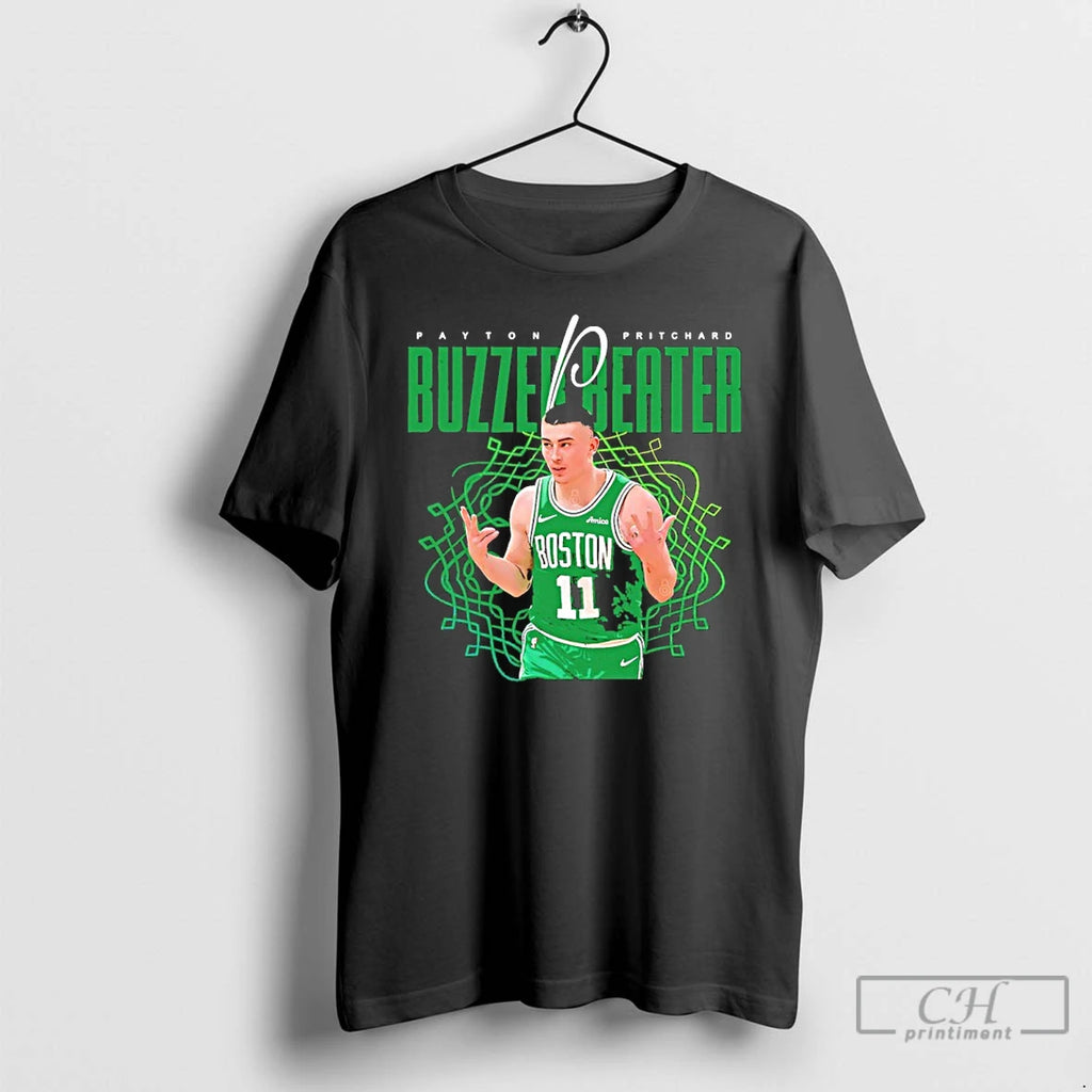 Premium Payton Pritchard Boston Celtics Buzzer Beater Posing Graphic