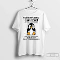 Premium Penguin Controlling My Mouth Is The Easy Part Its The Subtitles On My Face Unisex , , , Long Sleeve Tee