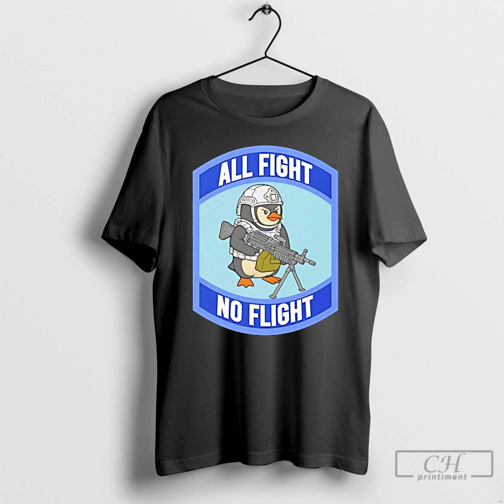 Premium Penguin With Guns All Fight No Flight