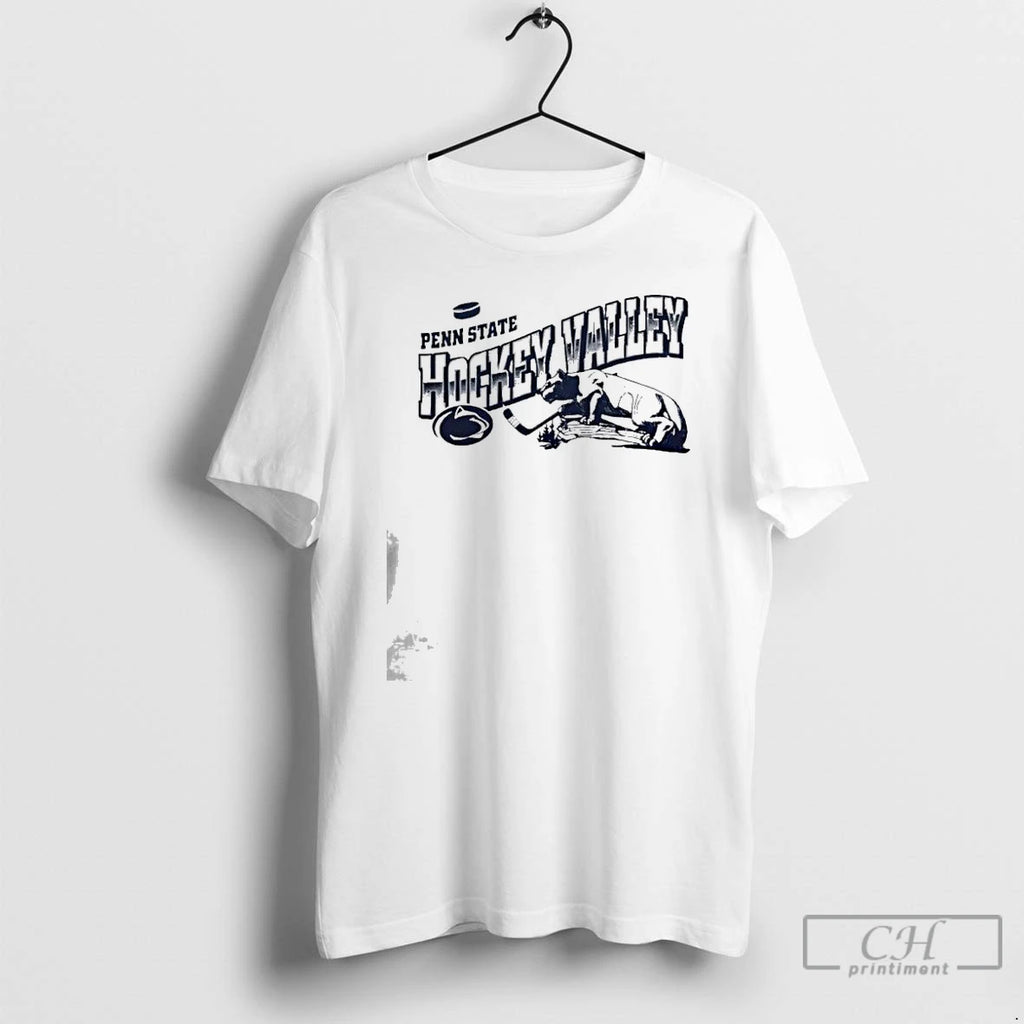 Premium Penn State Hockey X Spittin Chiclets Hockey Valley 47 Hitch Snapback T Shirts Sweater