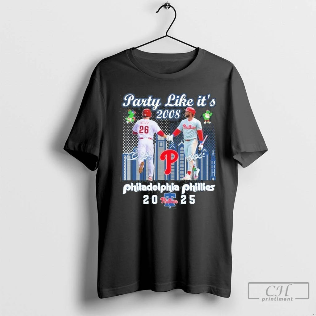Premium Phillies Party Like Its 2008 Player Signature Philadelphia Phillies 2025