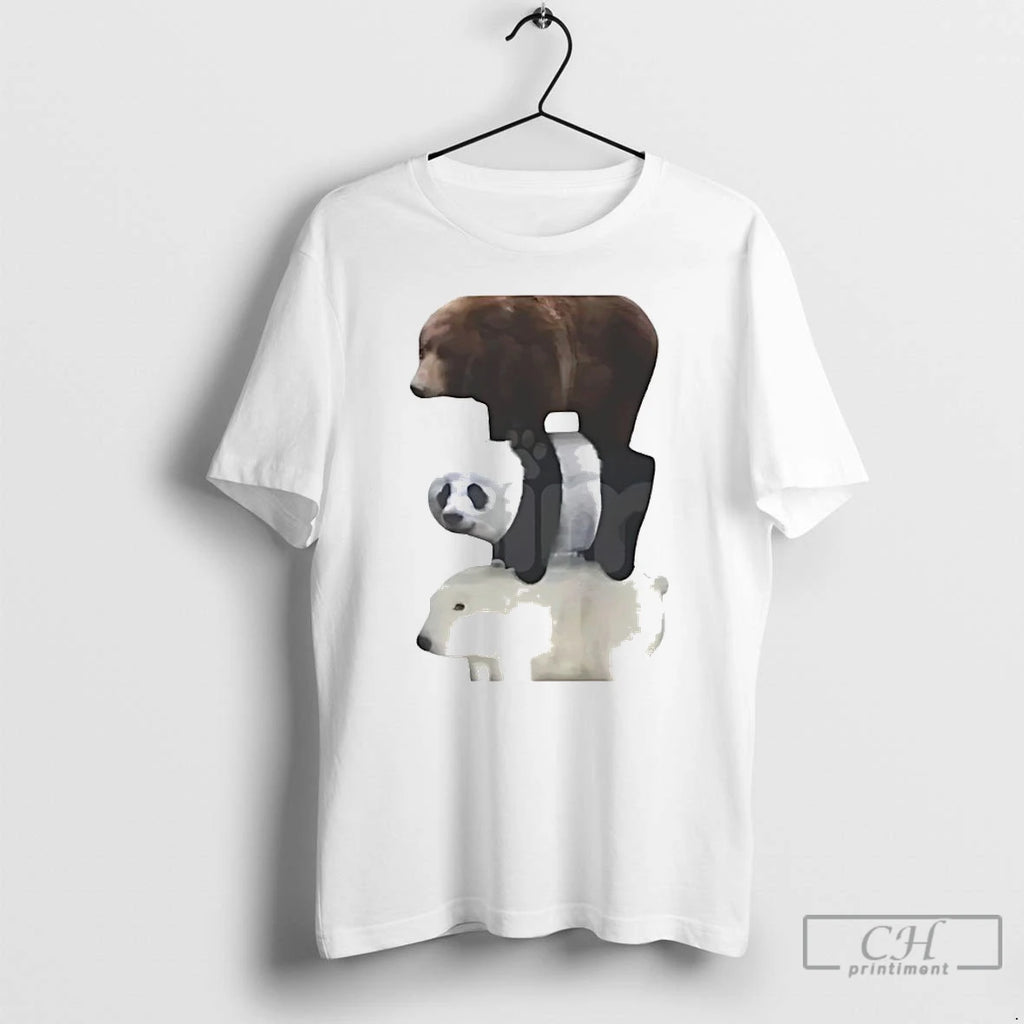 Premium Polar Panda And Brown Bear Graphic