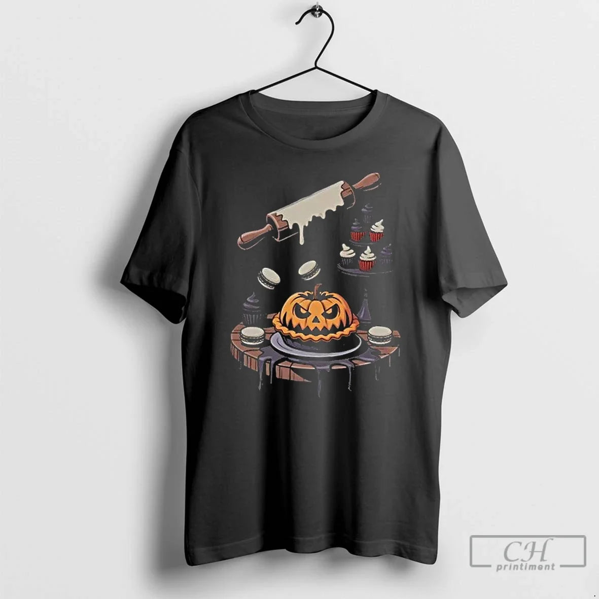 Premium Pumpkin Patisserie Halloween T Shirts Unisex , , , Long Sleeve Tee
