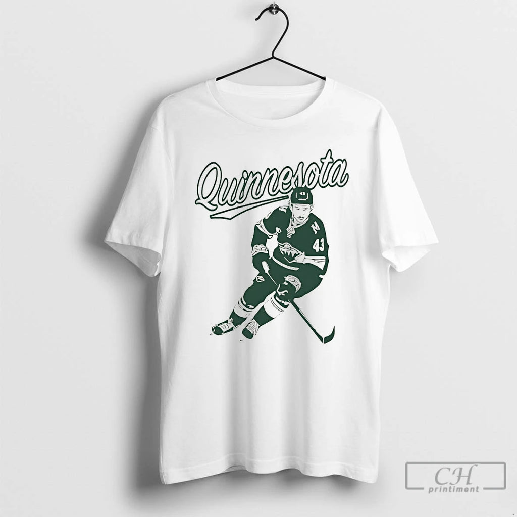Premium Quinn Hughes 43 Minnesota Wild Hockey Quinnesota
