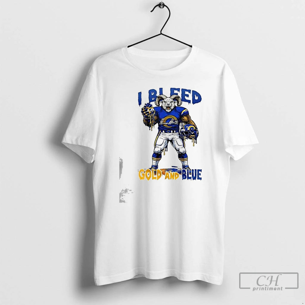 Premium Rams For Life I Bleed Gold And Blue