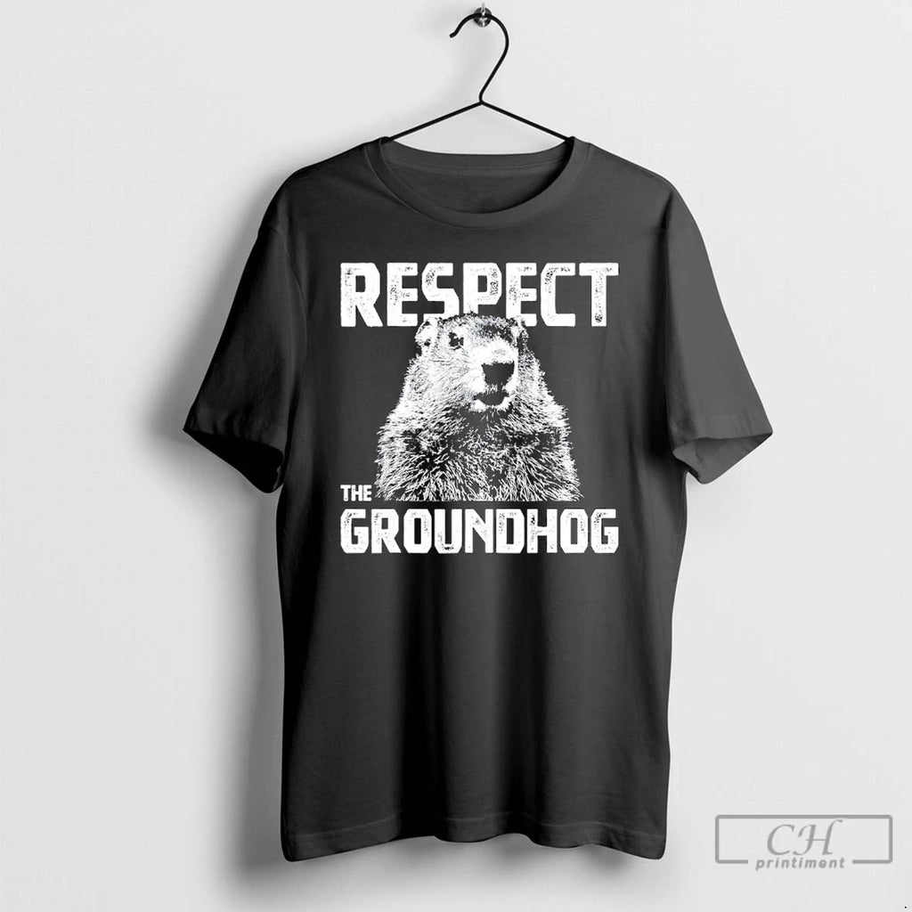 Premium Respect The Groundhog Funny Woodchuck