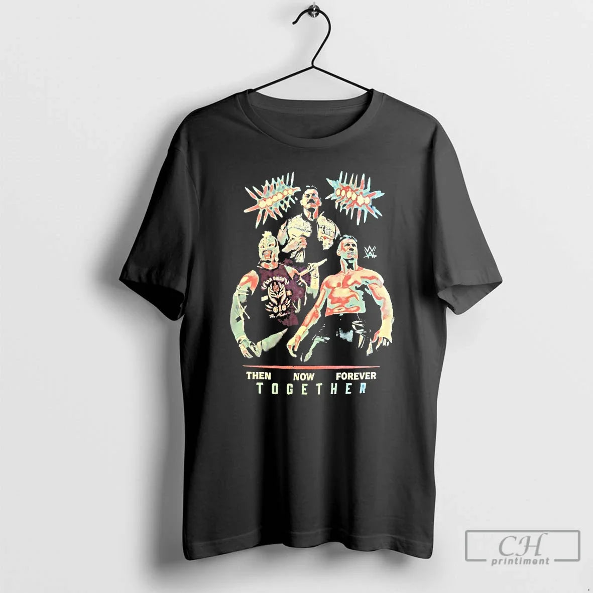 Rey Mysterio Dominik Mysterio Edge Then Now Forever Together Vintage T-Shirts