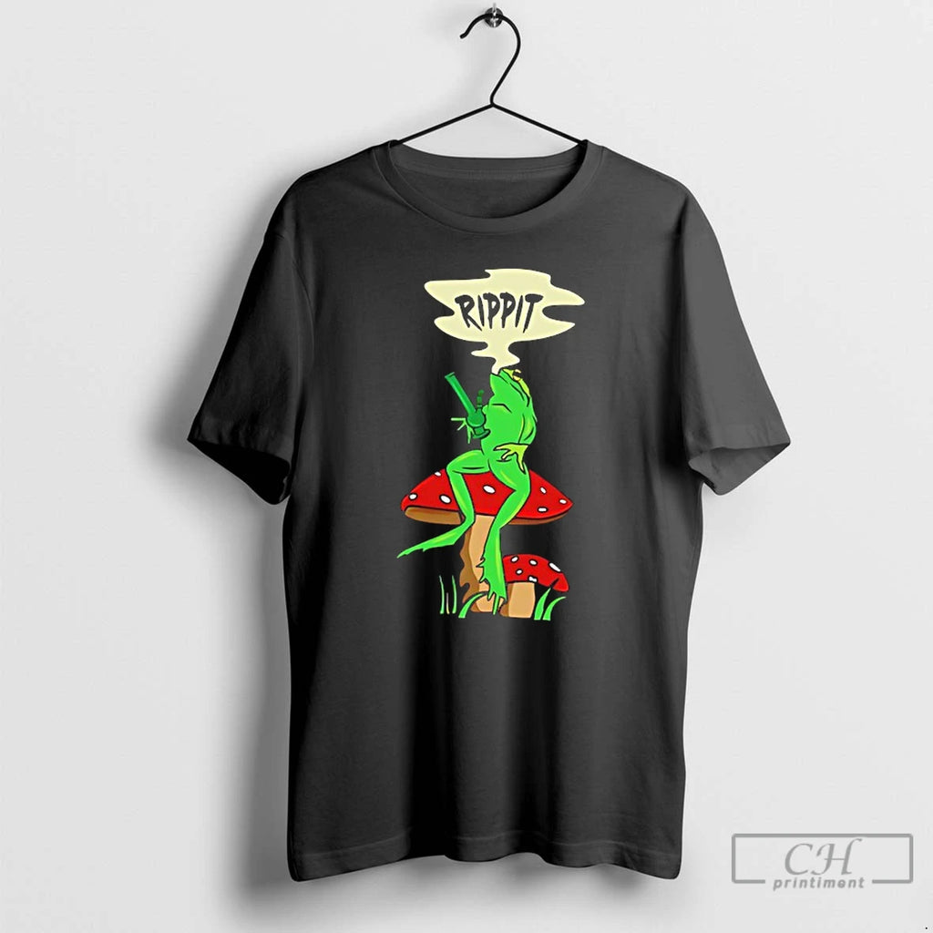 Premium Rippit Frogs Smoking Marijuana