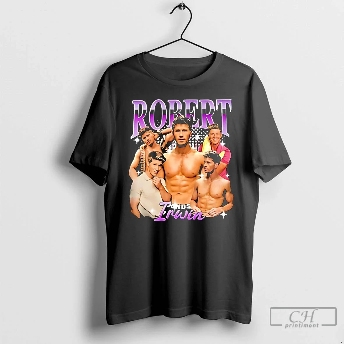 Premium Robert Irwin Dwts 2025 Picture Collage T Shirts Unisex , , , Long Sleeve Tee