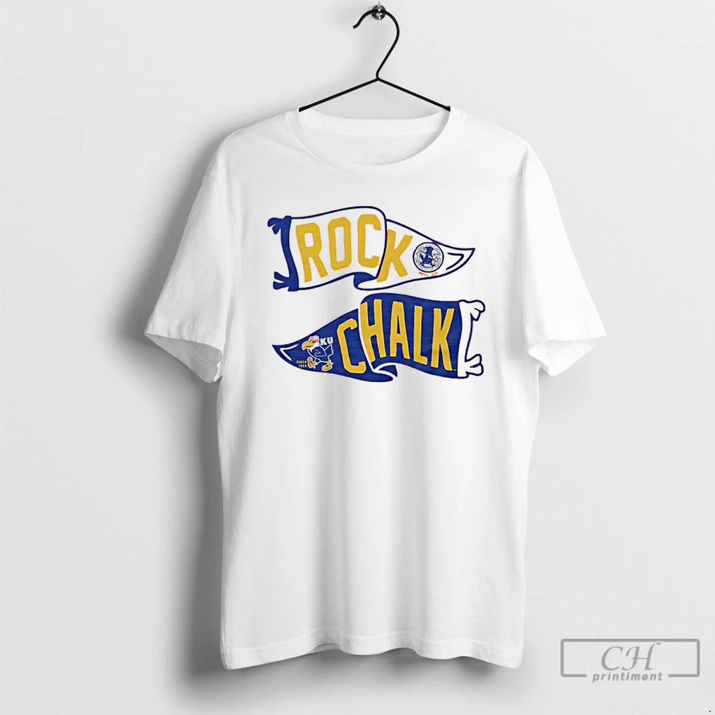 Premium Rock Chalk Ku Pennant
