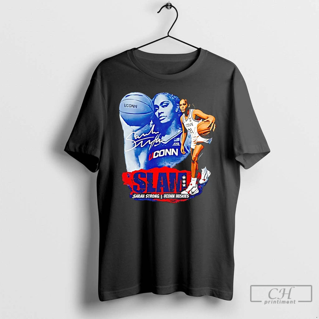 Premium Slam Sarah Strong Uconn Huskies Basketball Signature
