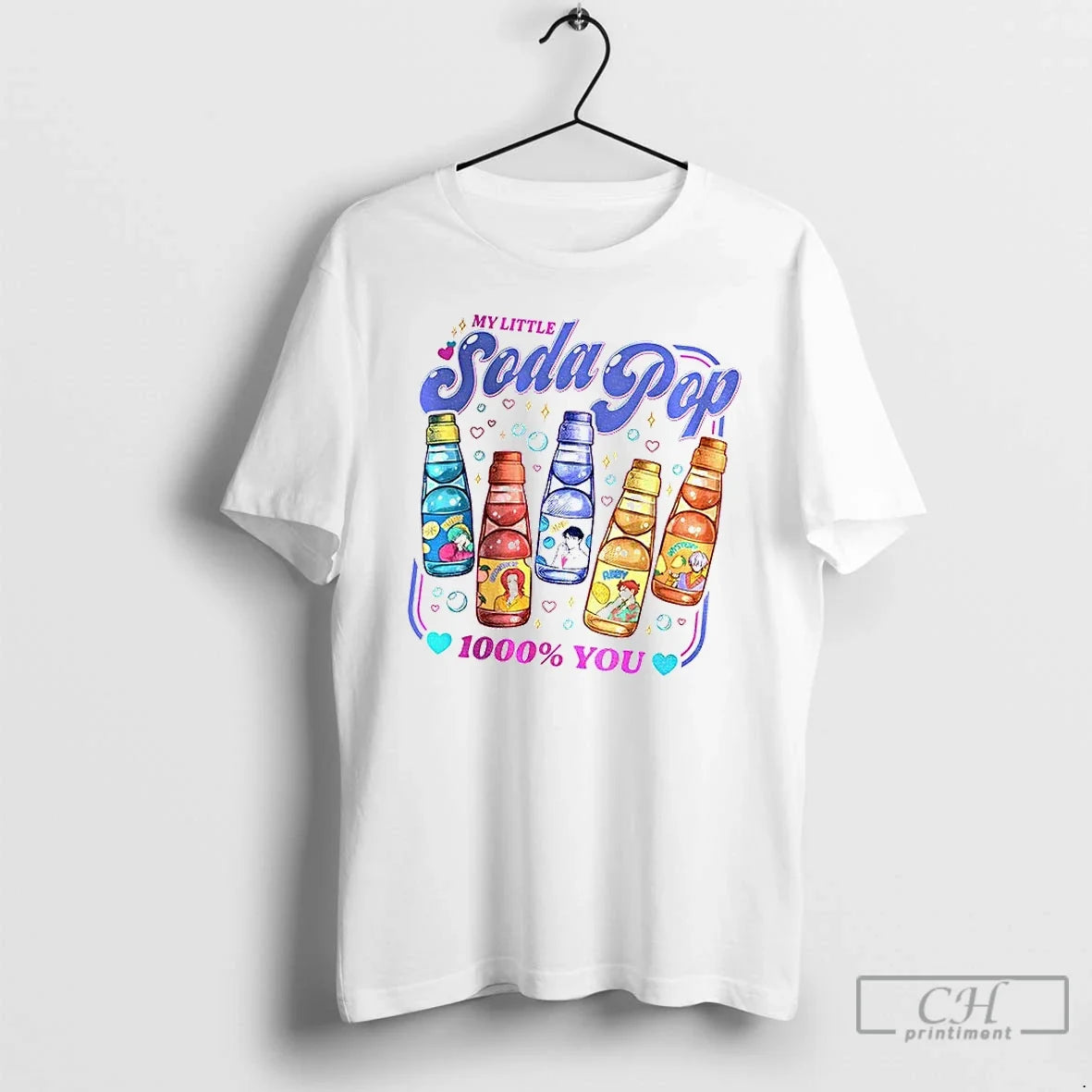 Premium Saja Boys My Little Soda Pop Kpop Demon Hunters 1000 You T Shirts Unisex , , , Long Sleeve Tee