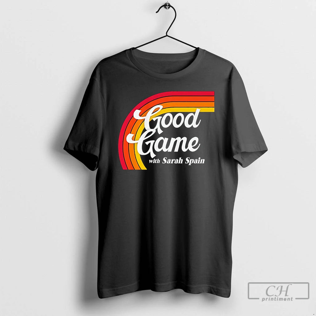 Premium Sarah Spain Good Game Logo Rainbow