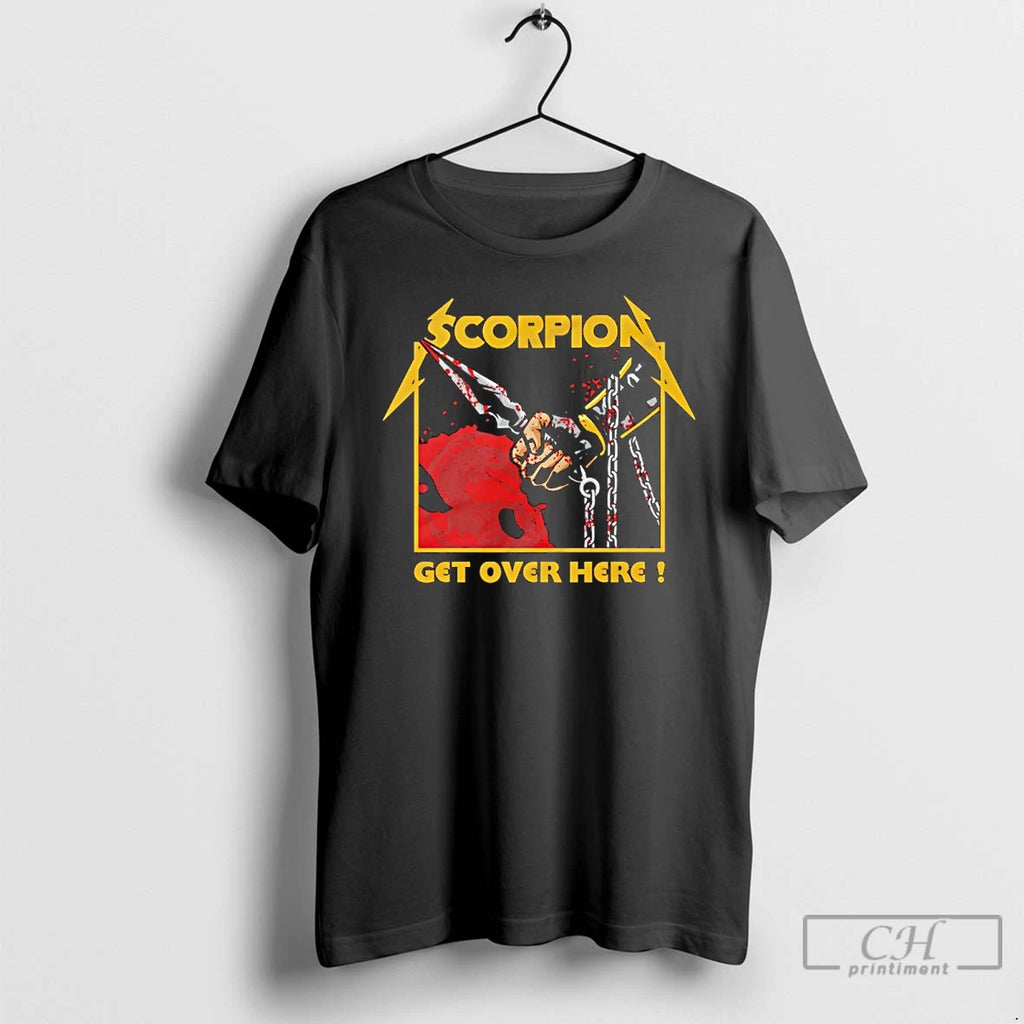 Premium Scorpion Mortal Kombat Get Over Here