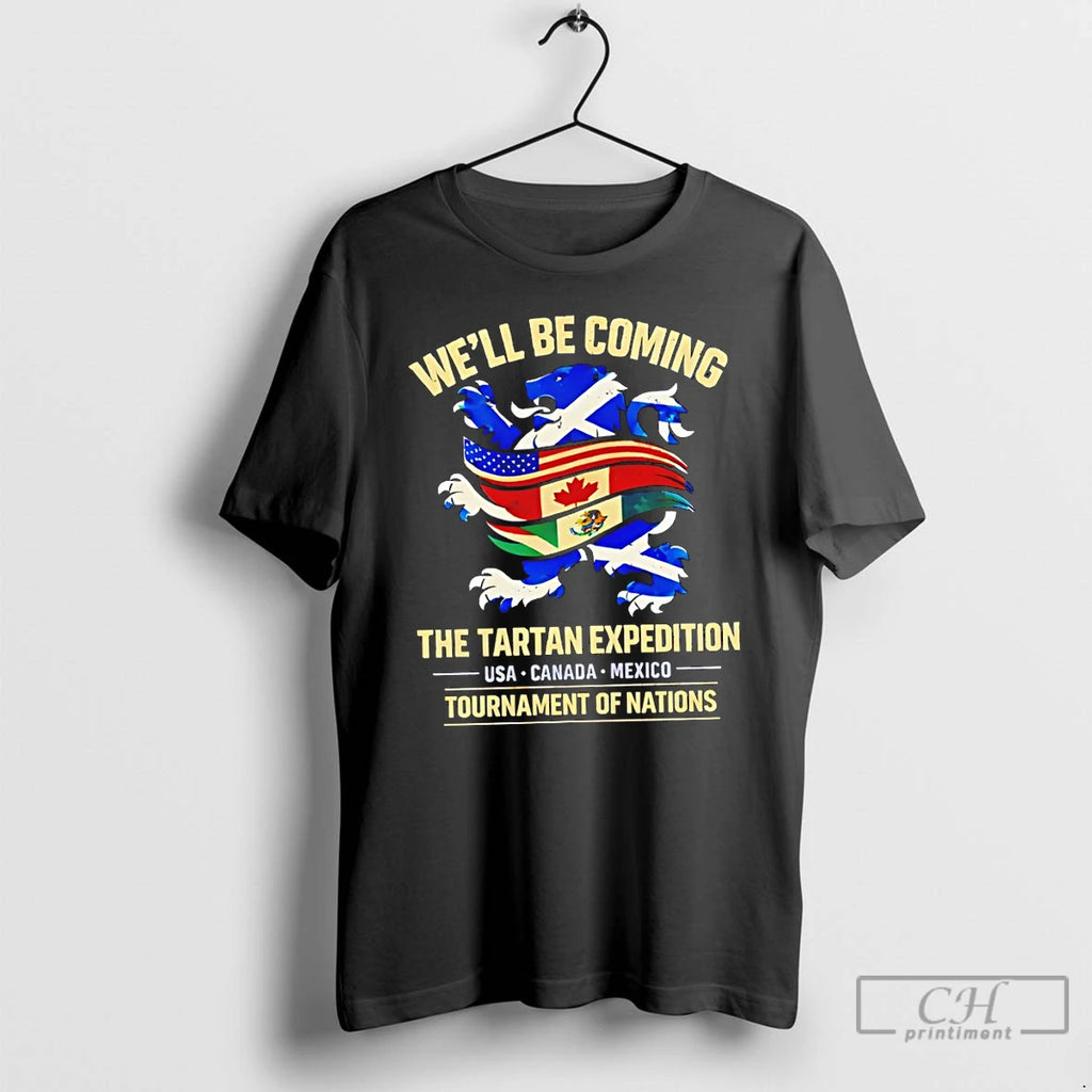 Premium Scotland World Cup Well Be Coming 2026 Tartan Army Expedition Tournaments Of Nations