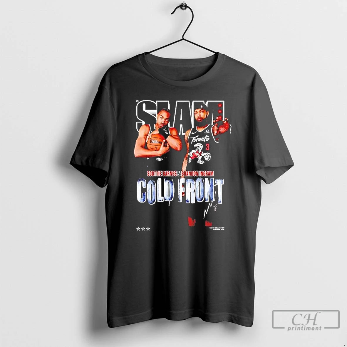 Premium Scottie Barnes And Brandon Ingram Cold Front Signatures Tee