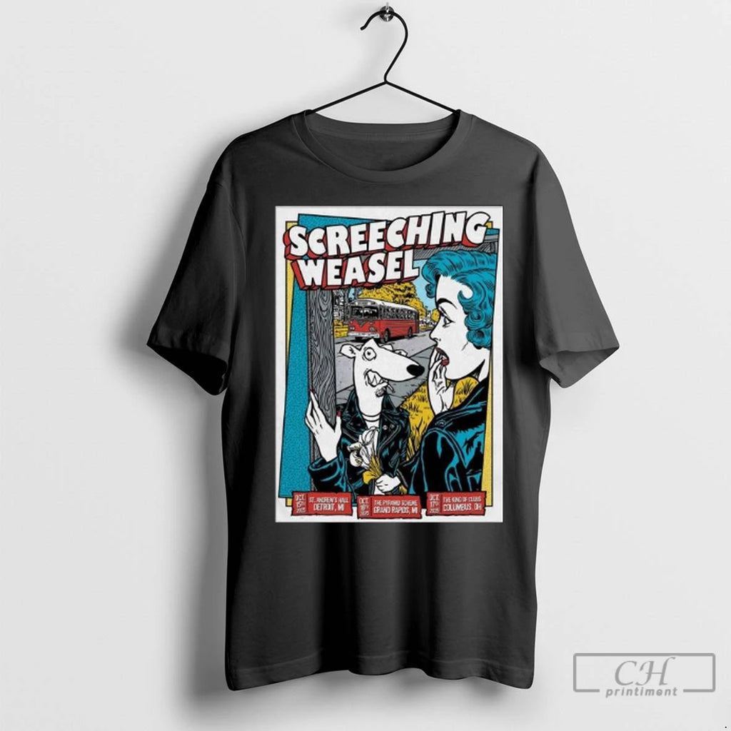 Premium Screeching Weasel October 15 2025 Saint Andrews Hall Detroit Mi Long Sleve