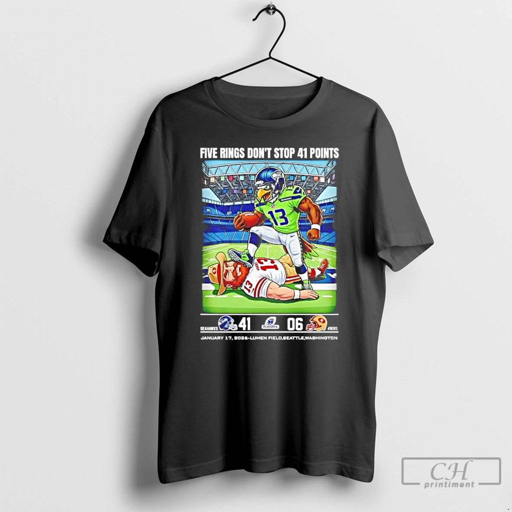 Premium Seahawks Beat 49ers Fiver Rings Dont Stop 41 Points 2026