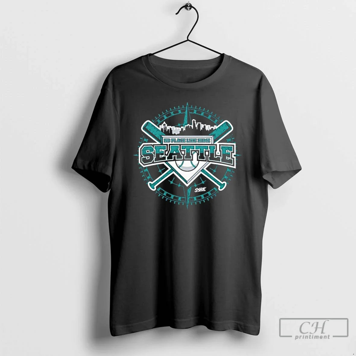 Premium Seattle Baseball No Place Like Home T Shirts Unisex , , , Long Sleeve Tee