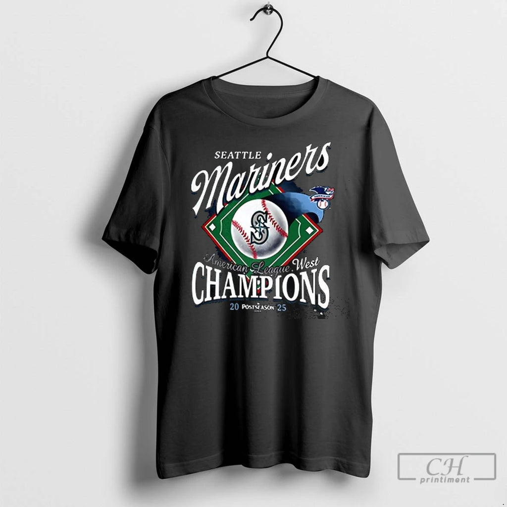 Premium Seattle Mariners 2025 Amnerican League West Division Champions