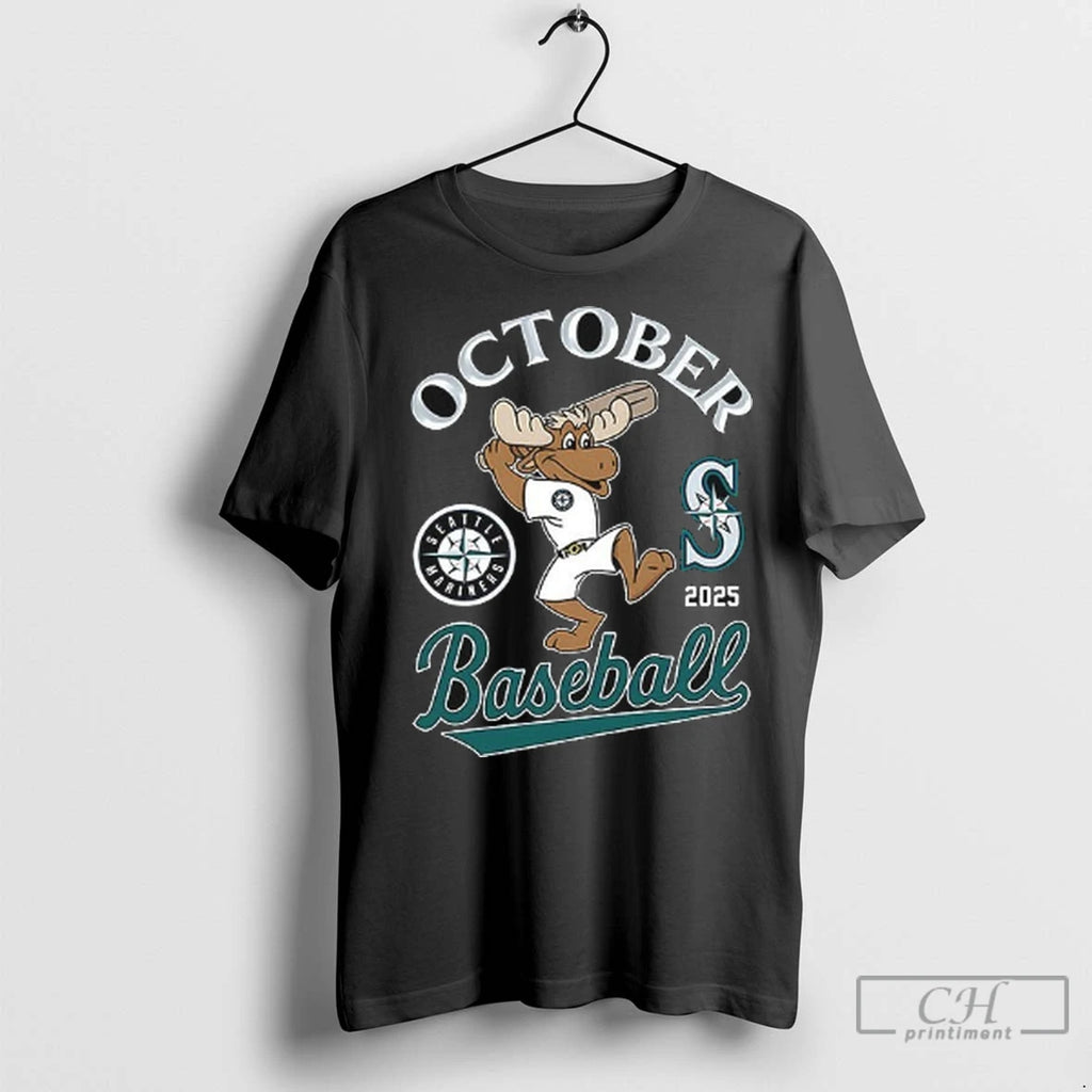 Premium Seattle Mariners October Baseball 2025 Player List 2 Sided