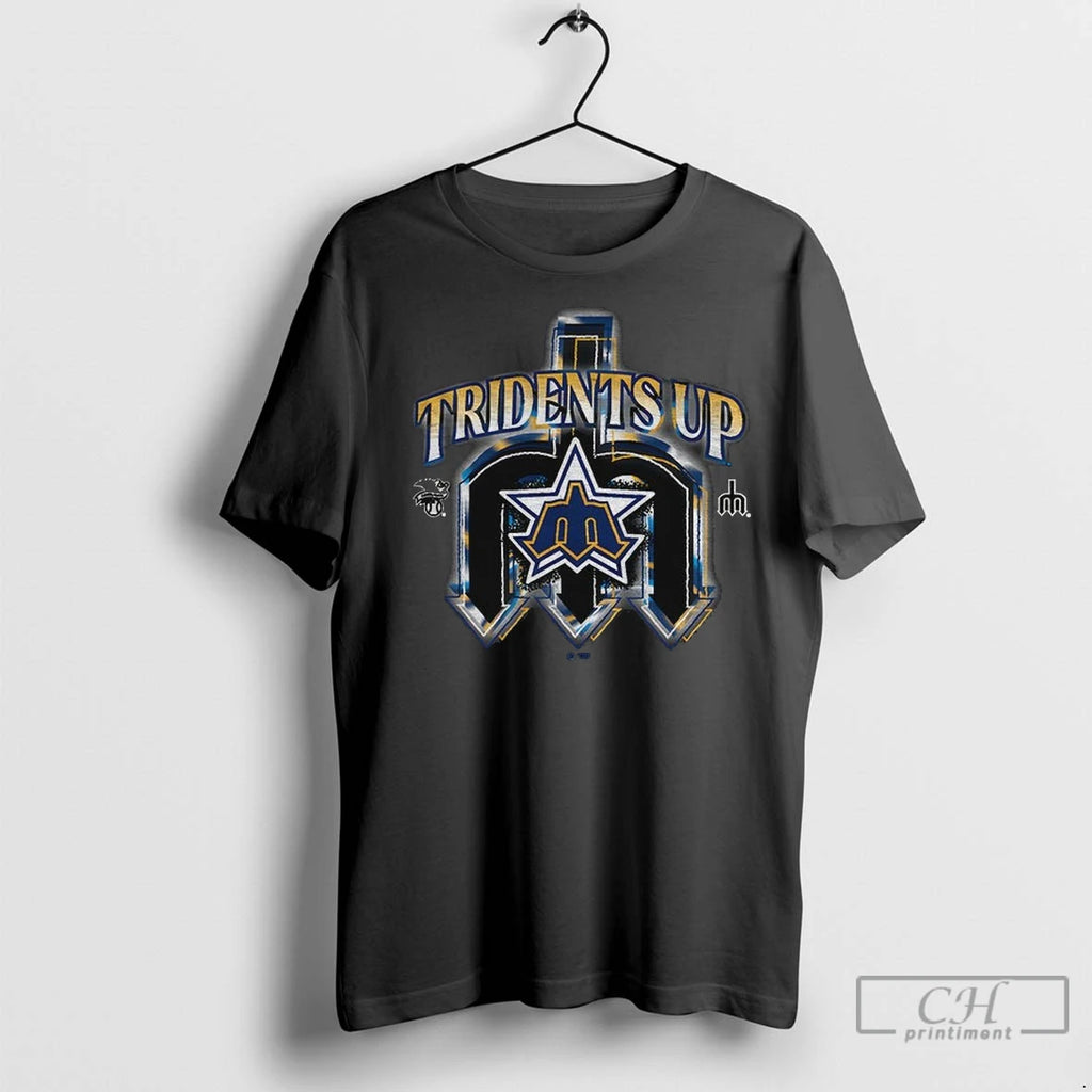 Premium Seattle Mariners Tridents Up Mlb Baseball Regional Franklin Logo