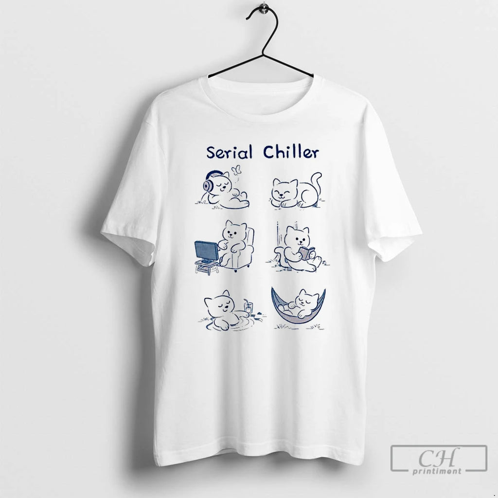Premium Serial Chiller Cats Meme