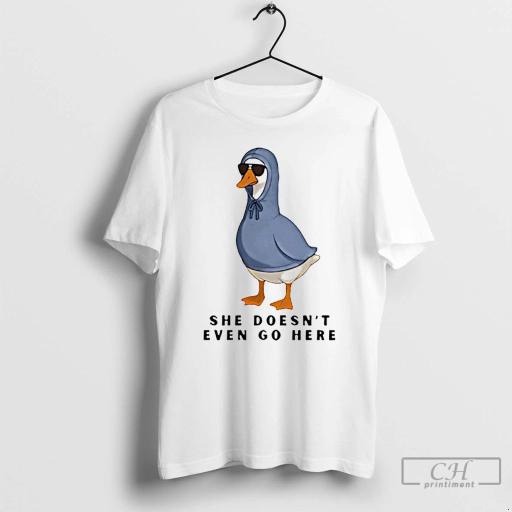 Premium She Doesnt Even Go Here Goose Meme