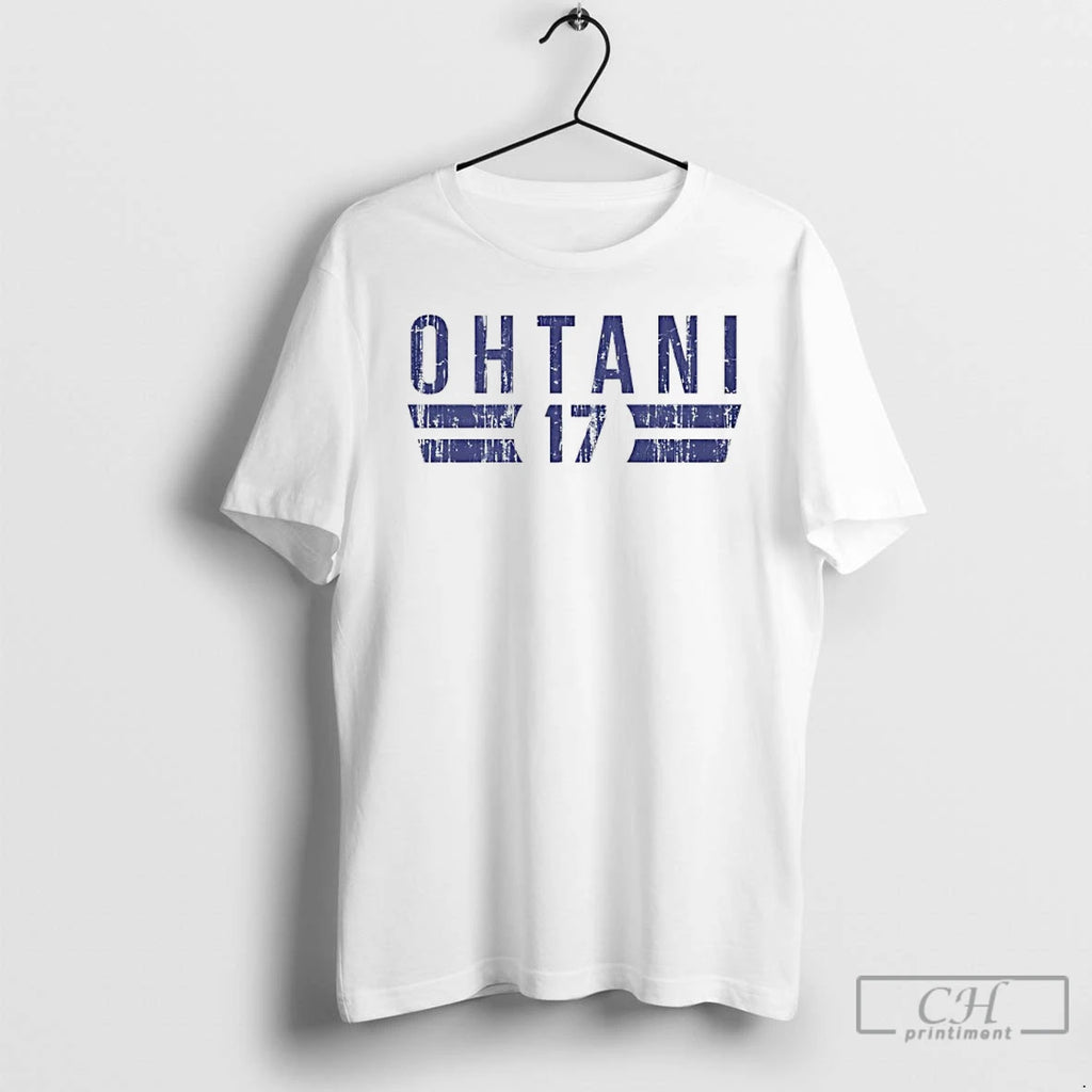 Premium Shohei Ohtani 17 Los Angeles Dodgers Player Name And Number