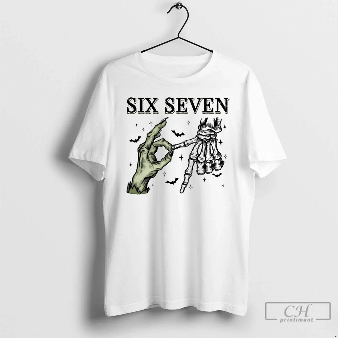 Premium Six Seven 6 7 Skeleton T Shirts Unisex , , , Long Sleeve Tee