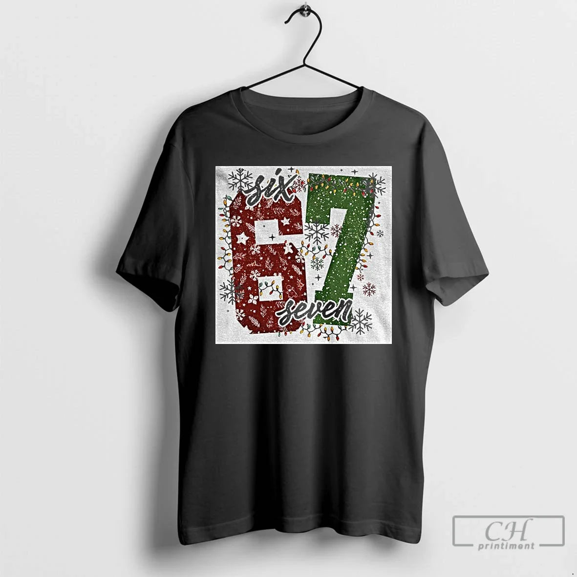 Premium Six Seven Meme Christmas 2025 T Shirts Unisex , , , Long Sleeve Tee