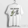 Premium Six Seven Skeleton Hand Halloween T Shirts Unisex , , , Long Sleeve Tee