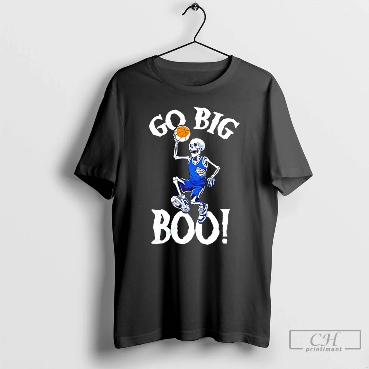 Premium Skeleton Duke Basketball The Go Big Boo T Shirts Unisex , , , Long Sleeve Tee