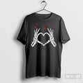 Premium Skeleton Love Hand Sign Valentines Day