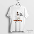 Premium Skeleton Yoga Inner Peace Begins With Four Words Not My Fucking Problem T Shirts