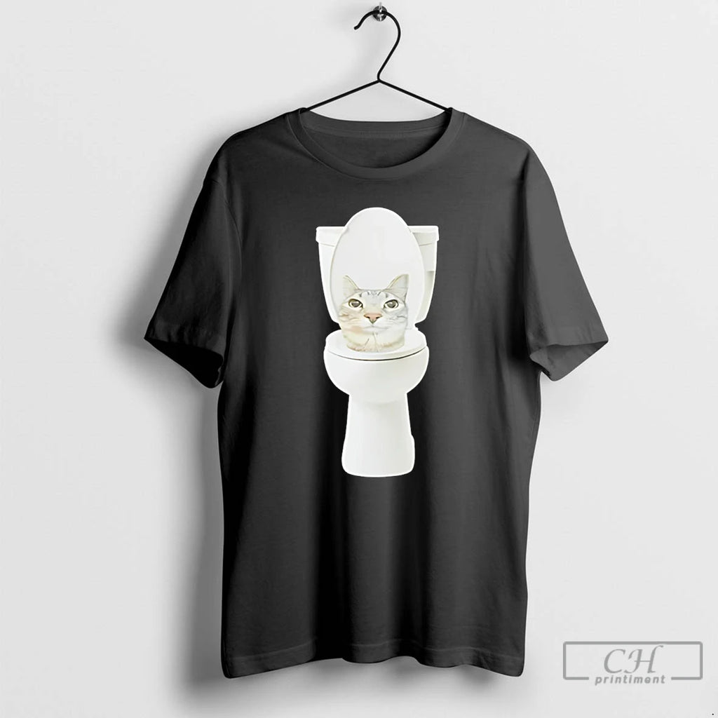 Premium Skibidi Cat Toilet Funny