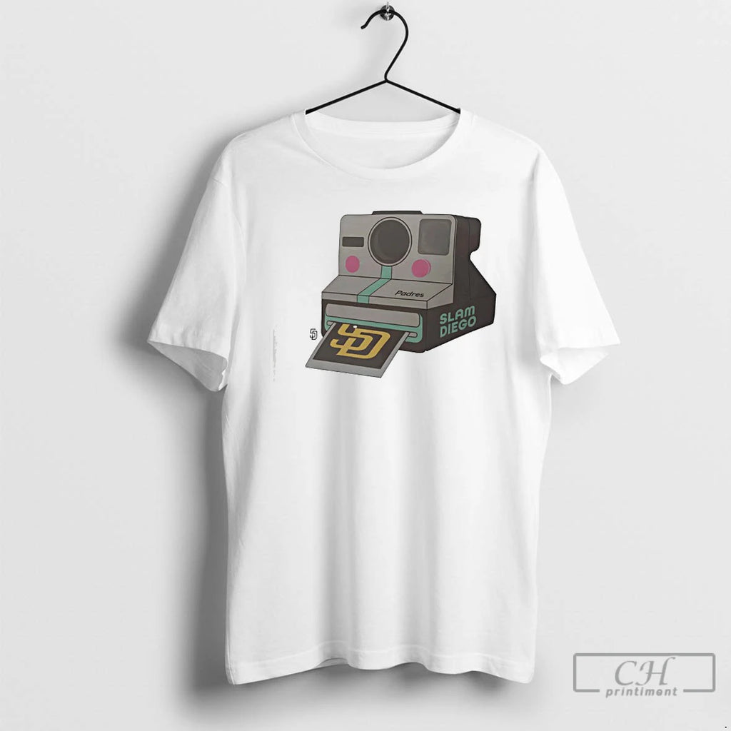 Premium Slam Diego Padres Polaroid Camera Mlb Graphic