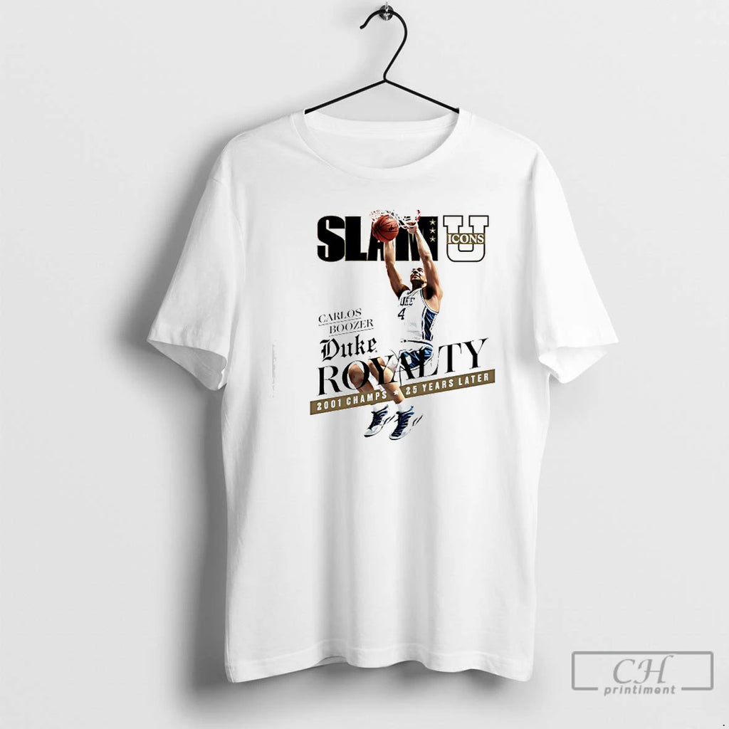 Premium Slam U Icons Carlos Boozer Team Duke Royalty 2001 Champs 25 Years Later