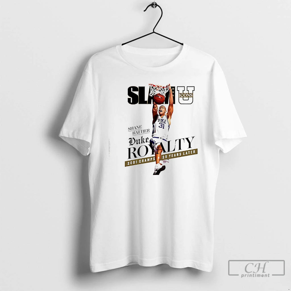 Premium Slam U Icons Shane Battier Team Duke Royalty 2001 Champs 25 Years Later